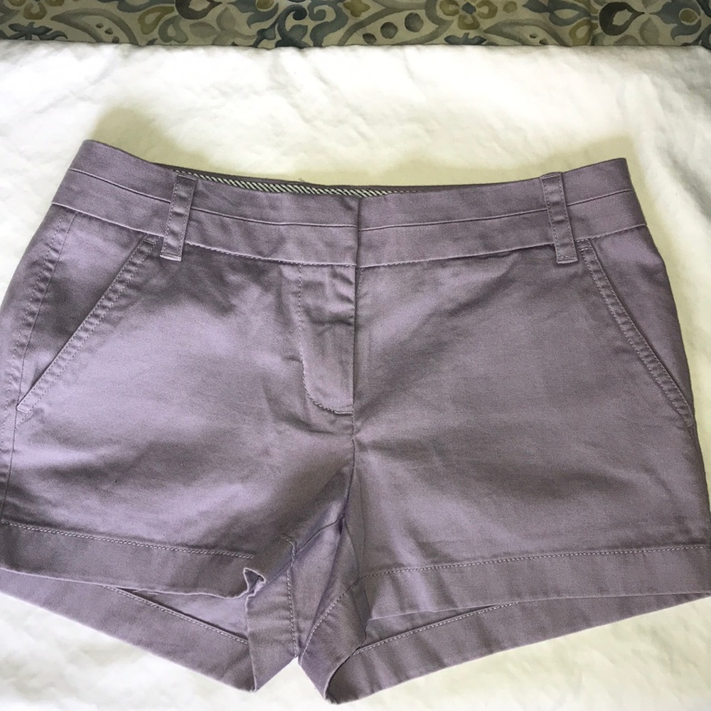 Light purple J-crew shorts